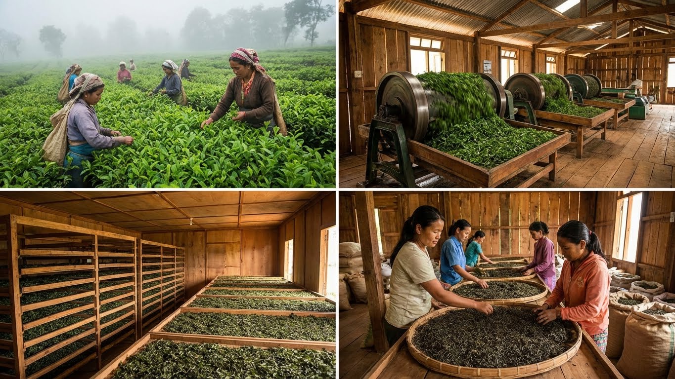 Tea processing